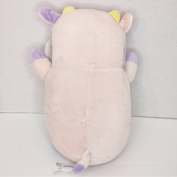 PATTY 🐄 Purple And Pink Hugmee Cow 2022 Original Squishmallow By Kellytoy NWT - Picture 4 of 8